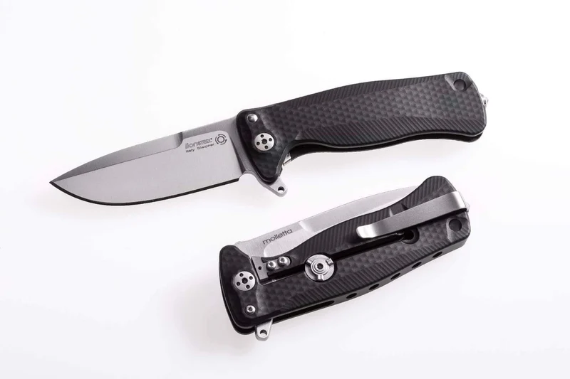 Couteau pliant LionSteel SR22 manche alu 10cm pic brise-vitre