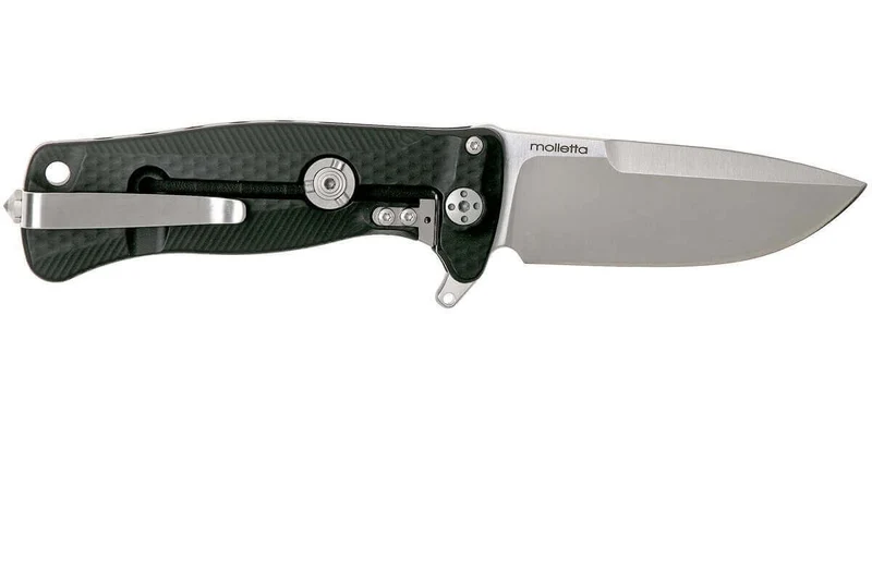 Couteau pliant LionSteel SR22 manche alu 10cm pic brise-vitre