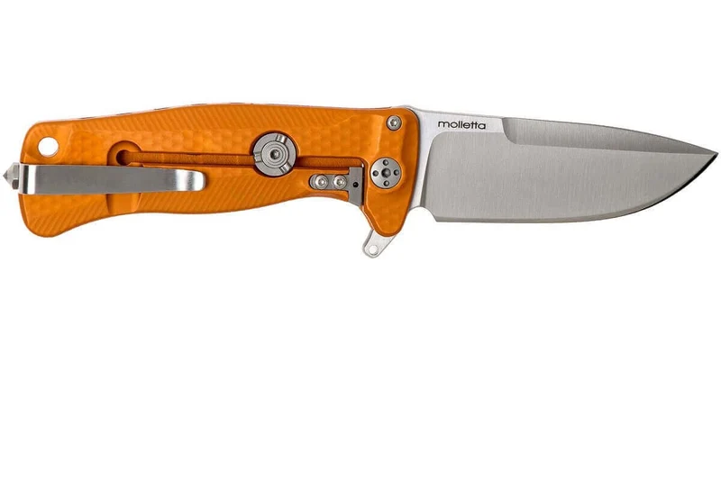 Couteau pliant LionSteel SR22 manche alu 10cm pic brise-vitre