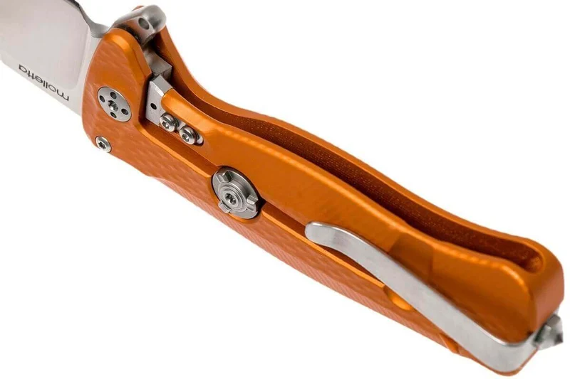 Couteau pliant LionSteel SR22 manche alu 10cm pic brise-vitre
