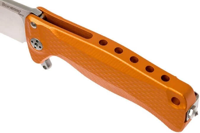 Couteau pliant LionSteel SR22 manche alu 10cm pic brise-vitre