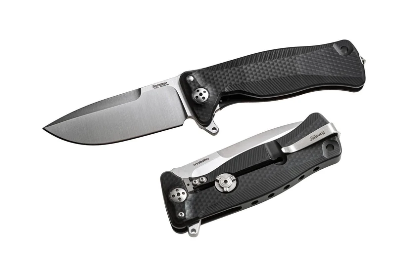 Couteau pliant LionSteel SR11 manche alu 12cm pic brise-vitre