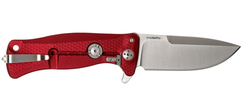 Couteau pliant LionSteel SR11 manche alu 12cm pic brise-vitre