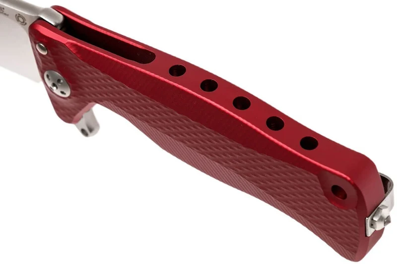 Couteau pliant LionSteel SR11 manche alu 12cm pic brise-vitre