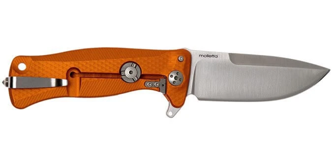 Couteau pliant LionSteel SR11 manche alu 12cm pic brise-vitre