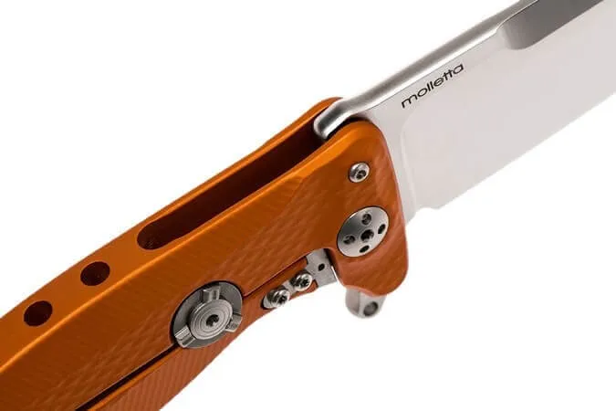 Couteau pliant LionSteel SR11 manche alu 12cm pic brise-vitre