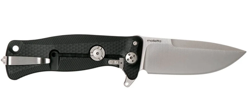 Couteau pliant LionSteel SR11 manche alu 12cm pic brise-vitre