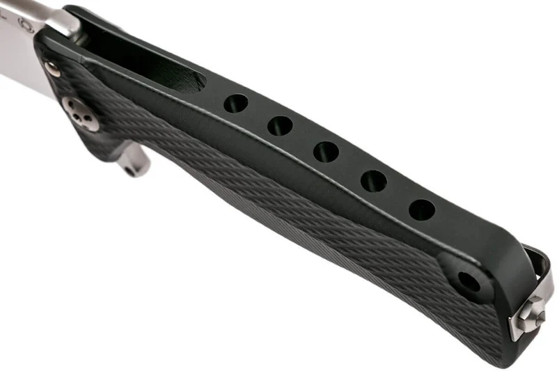 Couteau pliant LionSteel SR11 manche alu 12cm pic brise-vitre