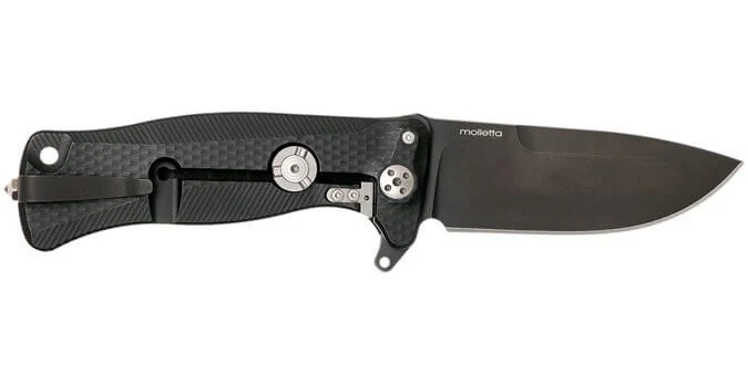 Couteau pliant LionSteel SR11 manche alu 12cm pic brise-vitre