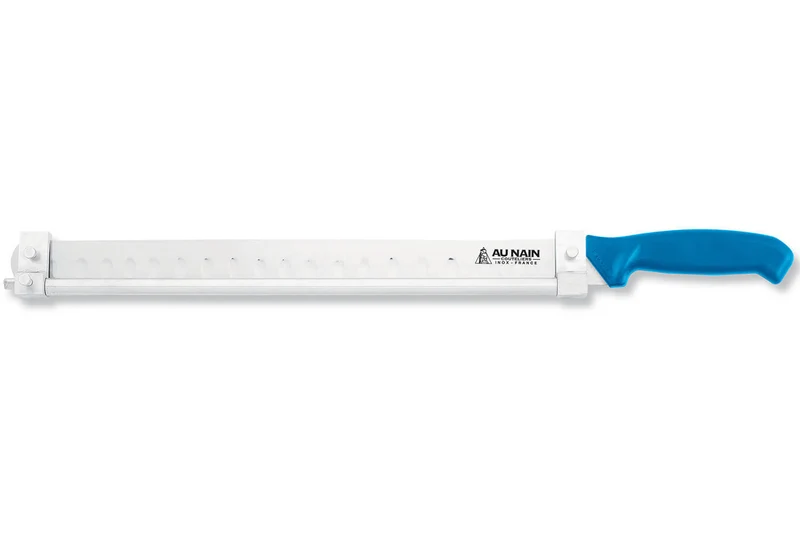 Couteau à saumon / jambon Au Nain 40cm barrette réglable manche PP