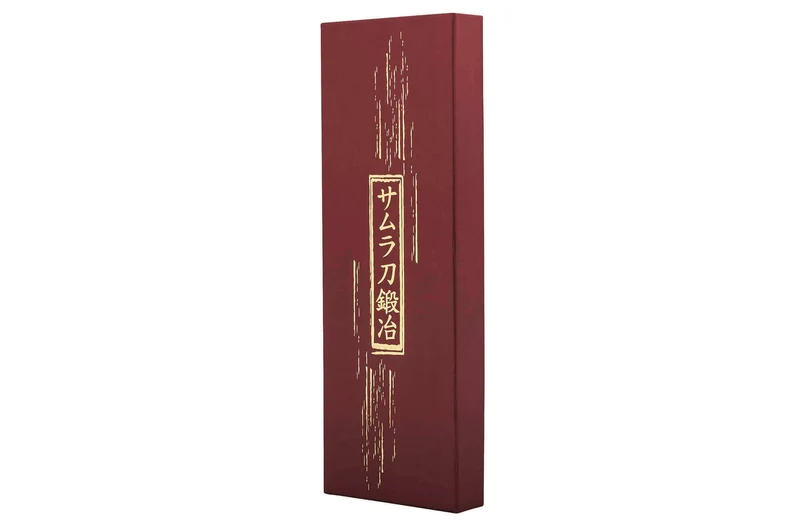 Coffret 3 couteaux Samura Blacksmith martelés : universel + santoku + nakiri