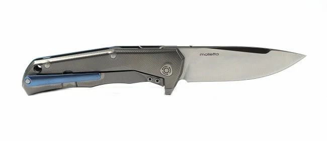 Couteau pliant LionSteel Tre manche 10cm + coffret bois