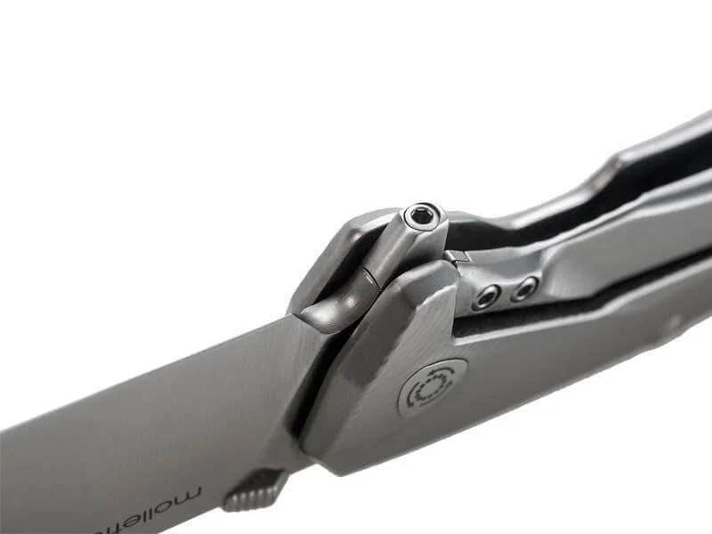 Couteau pliant LionSteel Tre manche 10cm + coffret bois