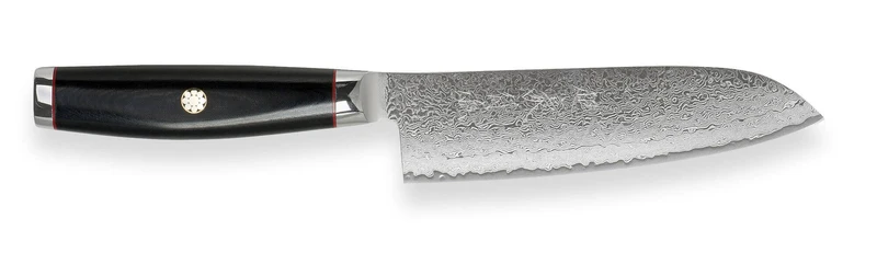 Couteau santoku japonais Yaxell SuperGou Ypsilon 16.5cm damas 193 couches