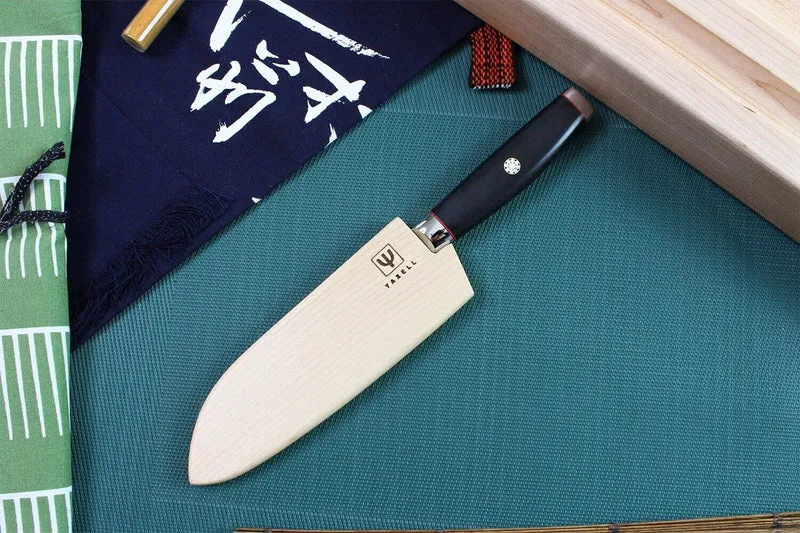 Couteau santoku japonais Yaxell SuperGou Ypsilon 16.5cm damas 193 couches