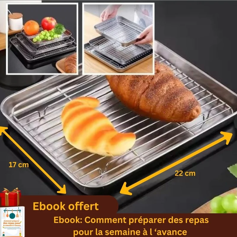 Plaque de cuisson avec grille de refroidissement｜Librecook™