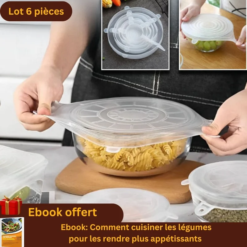 couvercle silicone extensible｜Librecook™