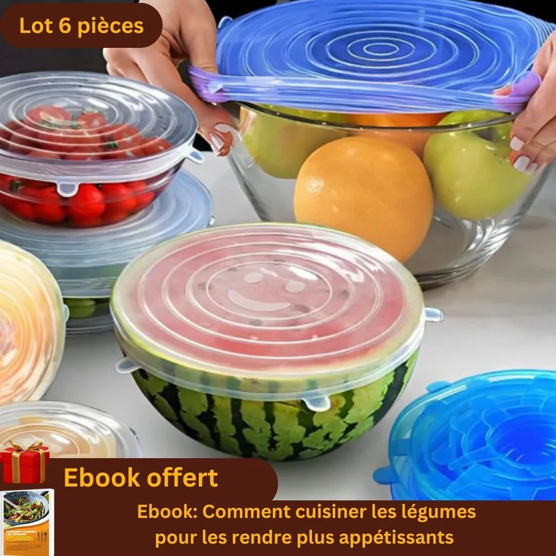 couvercle silicone extensible｜Librecook™