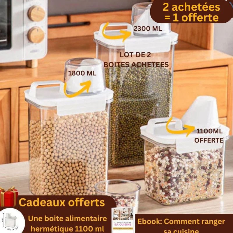 boite alimentaire hermétique avec bec verseur｜Librecook™
