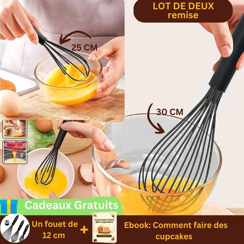 Fouet cuisine en silicone｜Librecook™