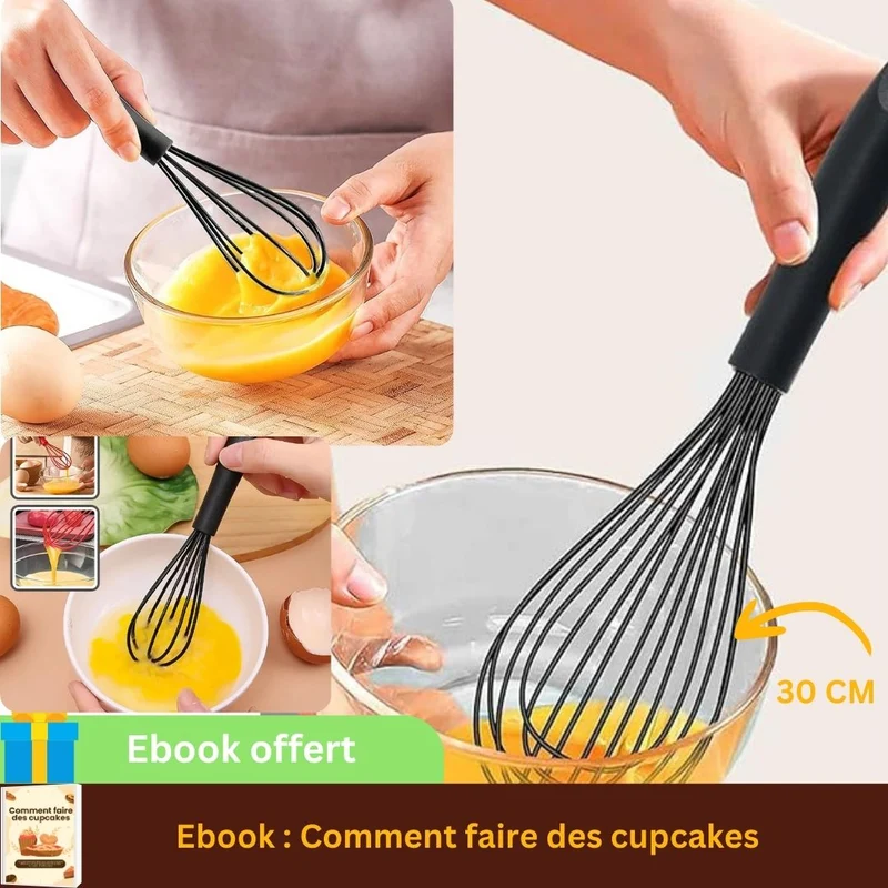 Fouet cuisine en silicone｜Librecook™