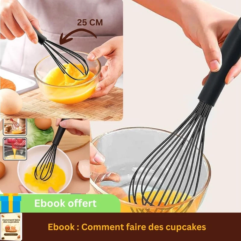 Fouet cuisine en silicone｜Librecook™