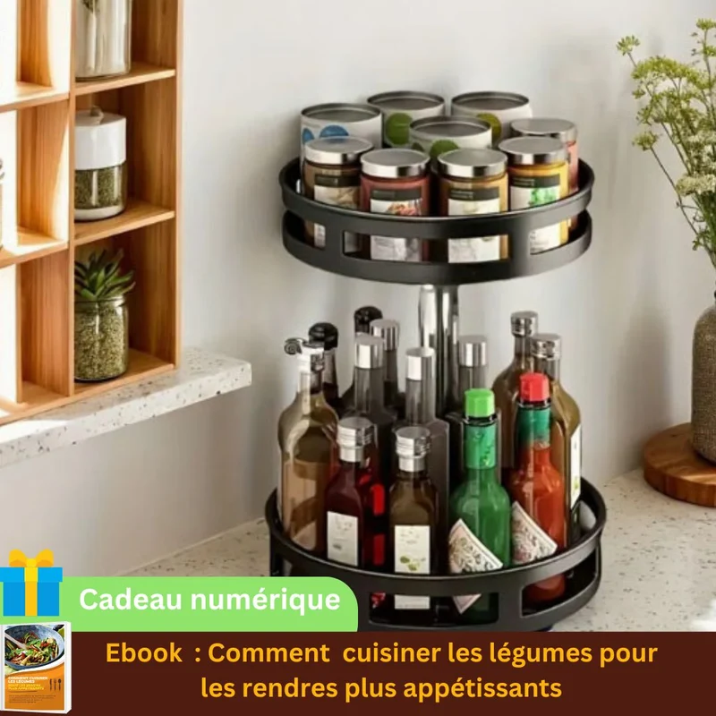 Rangement à épices rotatif｜Librecook™