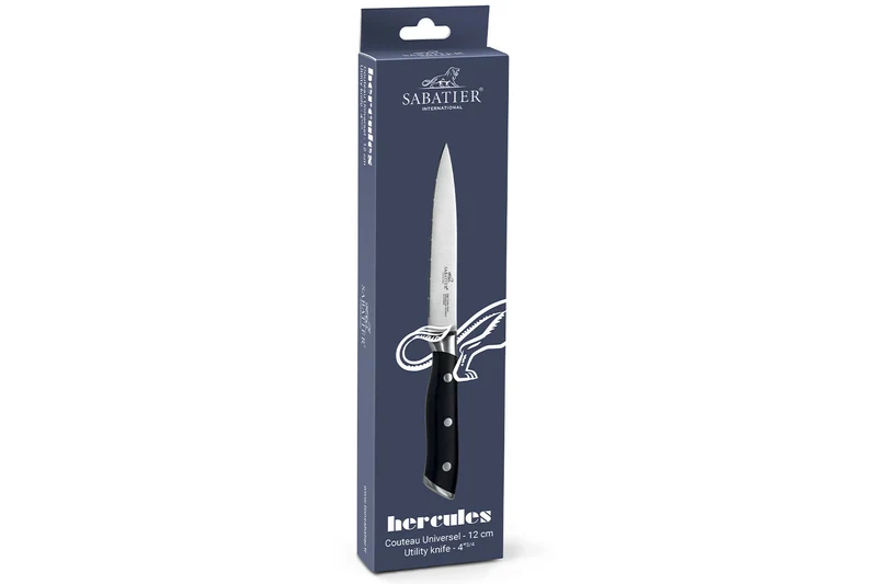 Couteau universel Sabatier International Hercules lame 12cm manche ABS 3 rivets