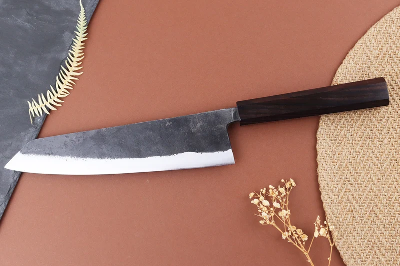 Couteau kiritsuke gyuto 21cm japonais artisanal Yuzo Shinju BS2