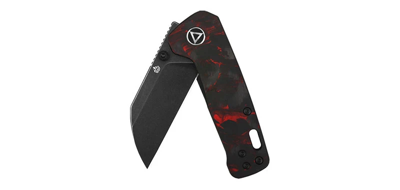 Couteau Penguin Mini Noir/Rouge QSP