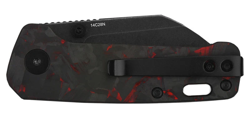 Couteau Penguin Mini Noir/Rouge QSP