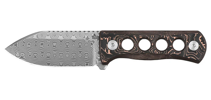 Couteau Canary Damas carbone QSP