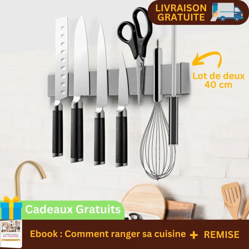 Porte couteau- porte couteau magnétique｜Librecook™