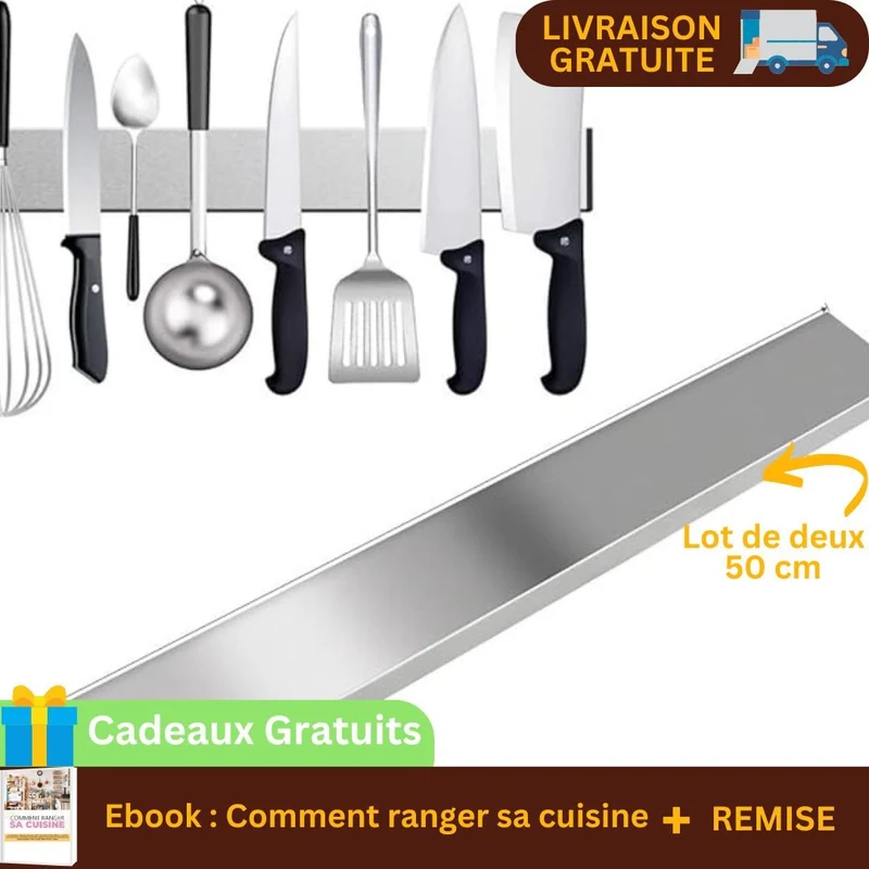 Porte couteau- porte couteau magnétique｜Librecook™