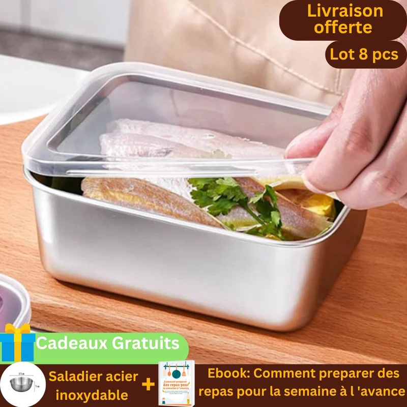 Boite alimentaire- boite en acier inoxydable｜Librecook™