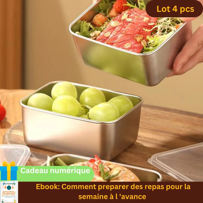 Boite alimentaire- boite en acier inoxydable｜Librecook™