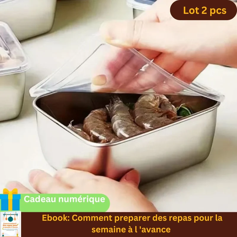 Boite alimentaire- boite en acier inoxydable｜Librecook™