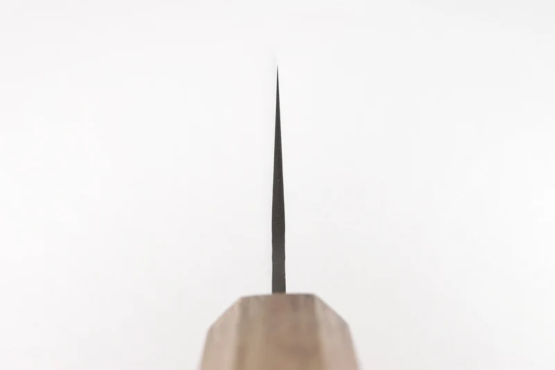 Couteau nakiri 17cm japonais artisanal Wusaki Yaketa VG10 damas chêne brûlé