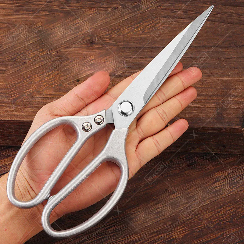 Ciseaux de cuisine multifonctions en inox pour découpe de viandes