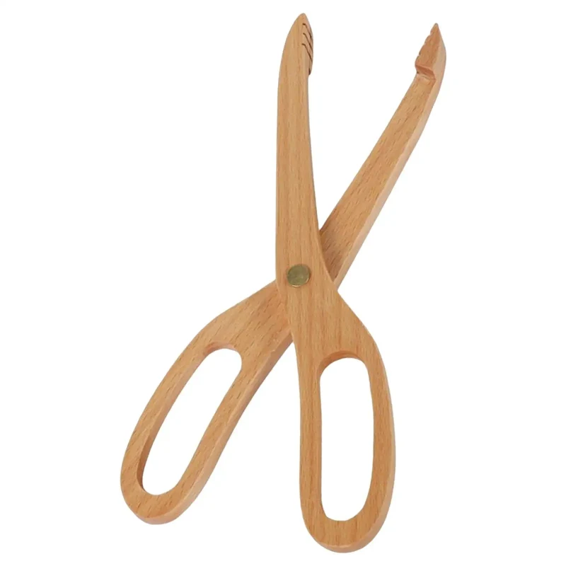 Pince de Cuisine en Bois | Utile et Antidérapante pour Salade