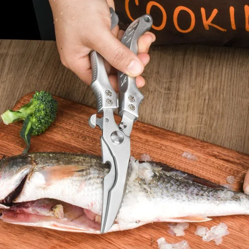 Ciseaux de cuisine en inox | Ultra aiguisés et multifonctions