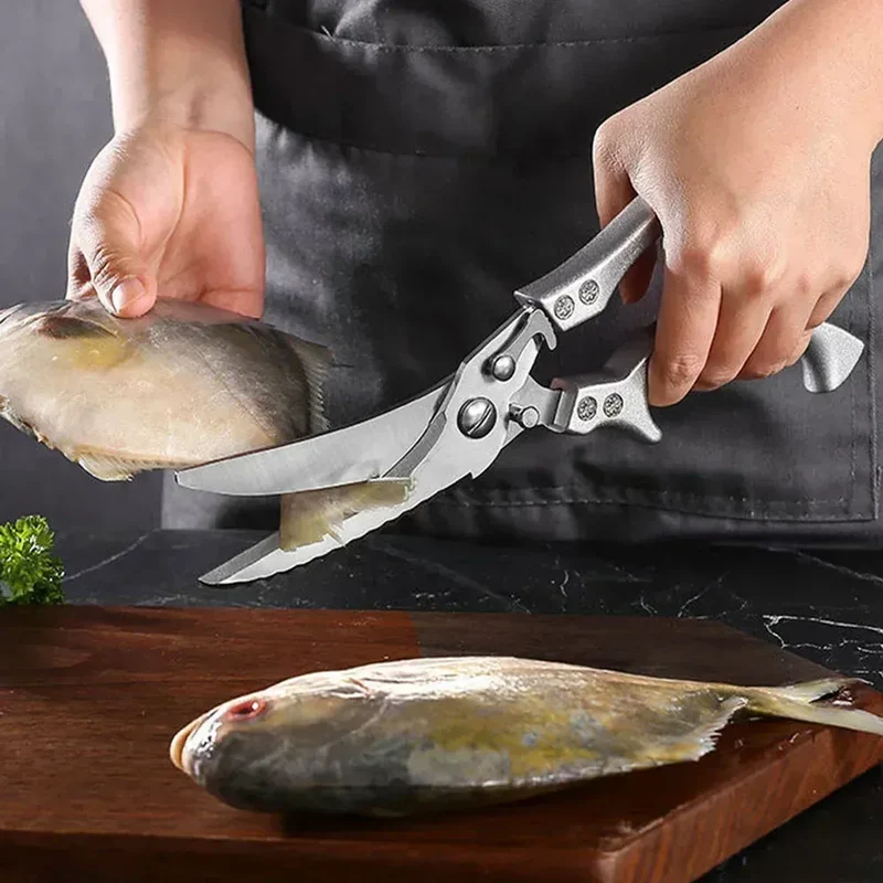 Ciseaux de cuisine en inox | Ultra aiguisés et multifonctions