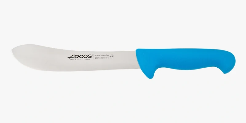 Cuchillo Carnicero color azul Serie 2900 200 mm