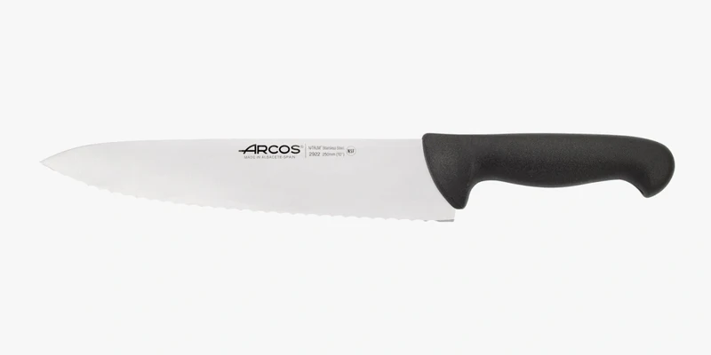 Cuchillo Cocinero color negro Serie 2900 250 mm
