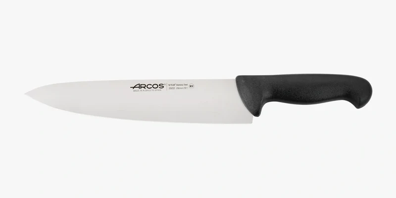 Cuchillo Cocinero color negro Serie 2900 250 mm