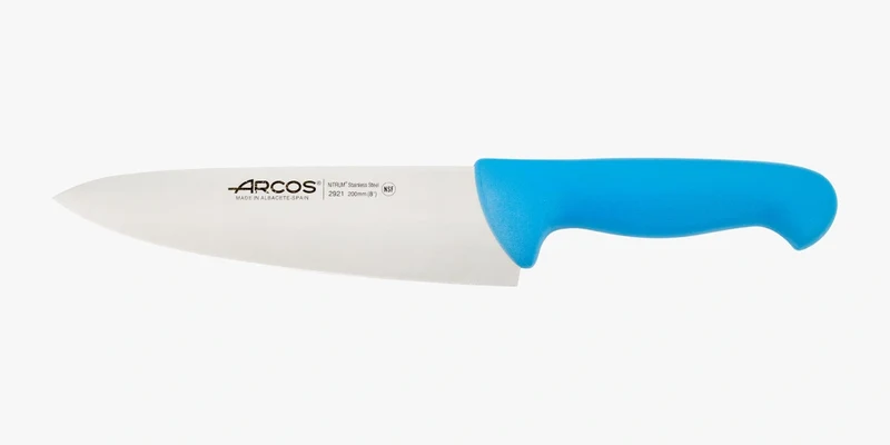 Cuchillo Cocinero color azul Serie 2900 200 mm