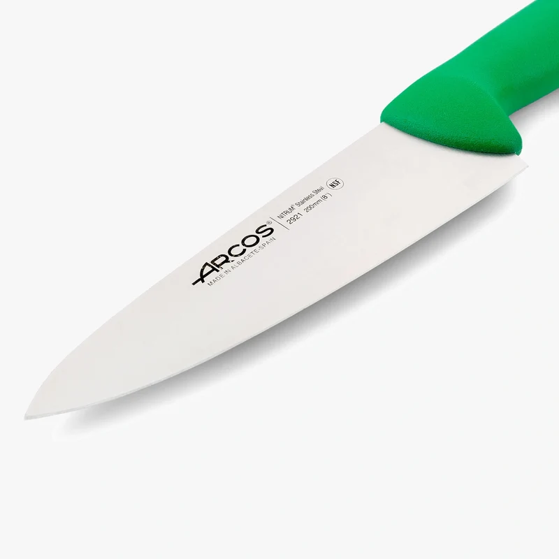 Cuchillo Cocinero color verde Serie 2900 200 mm