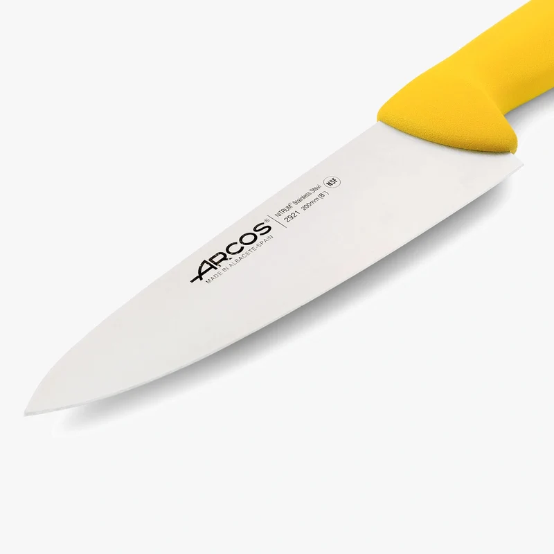 Cuchillo Cocinero color amarillo Serie 2900 200 mm