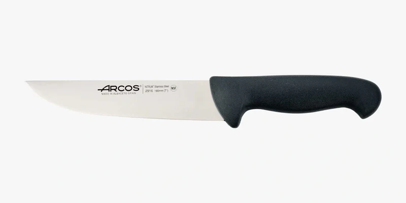 Cuchillo Carnicero color negro Serie 2900 180 mm
