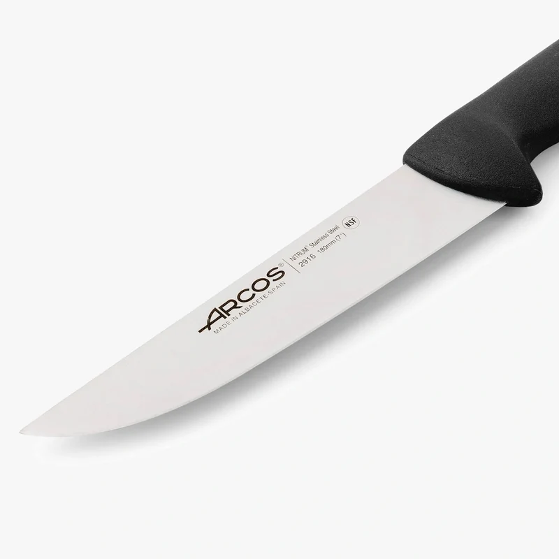 Cuchillo Carnicero color negro Serie 2900 180 mm